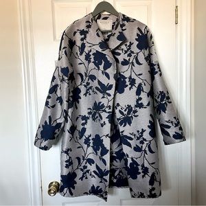 Long Jacquard Jacket | Marigold by Marilyne Baril | Size Sm/Md